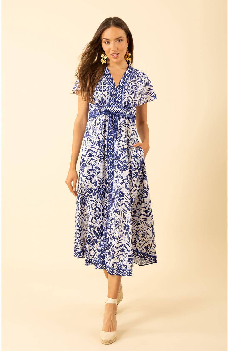 Hale Bob Galilea Poplin Dress, Alternate, color, 