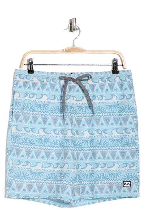 Pushpin Volley Swim Trunks