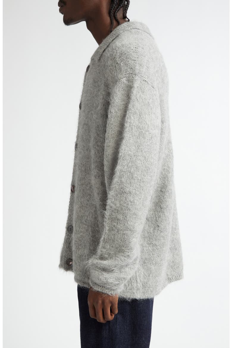 Thistle Alpaca Blend Cardigan, Alternate, color, 50 LIGHT GREY