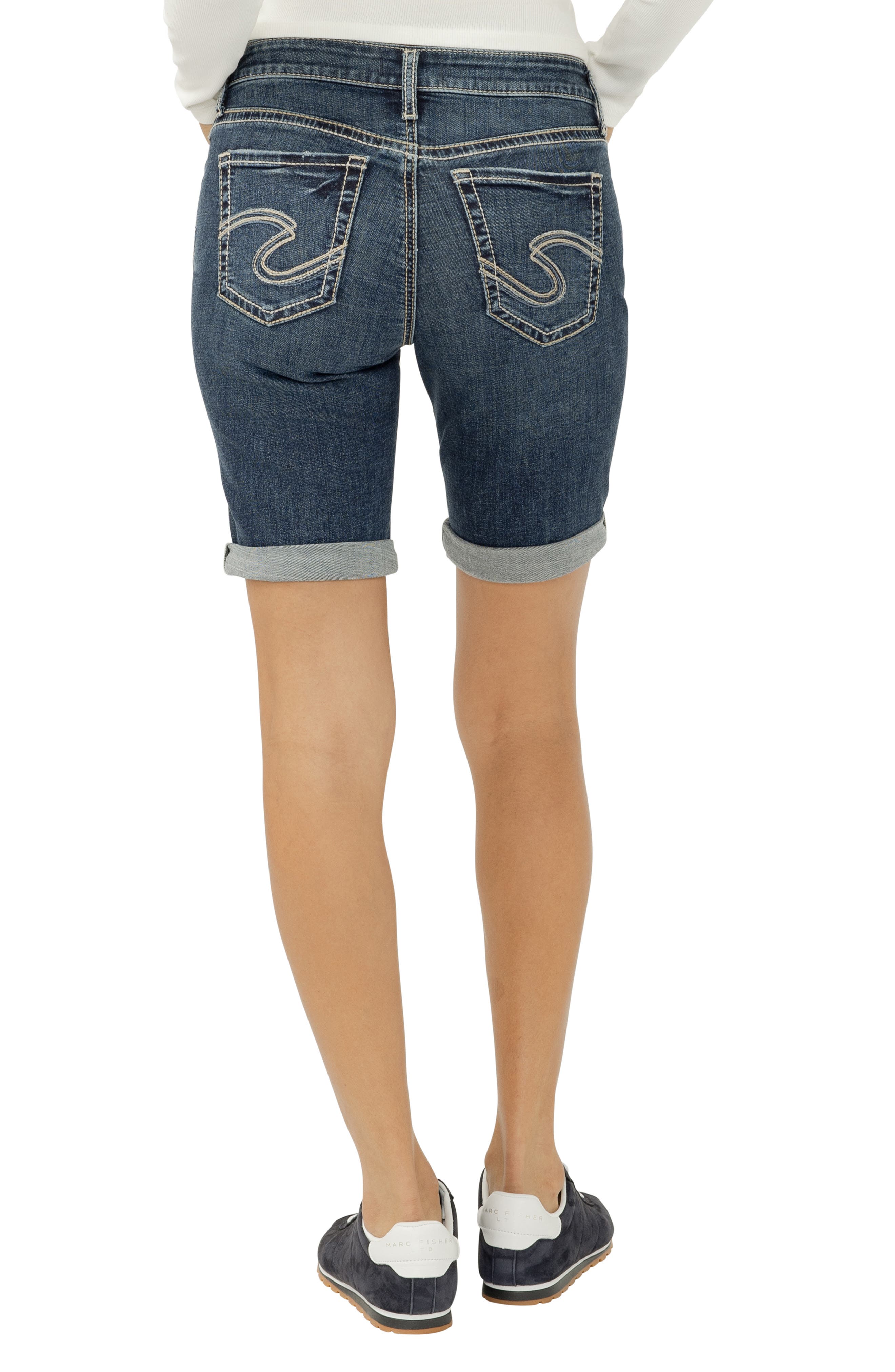 Suki Denim Bermuda Shorts - image 2