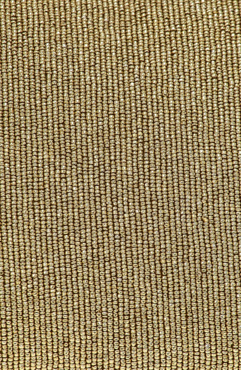 PARKLAND COLLECTION Aster Embelliished Throw Pillow, Alternate, color, Gold