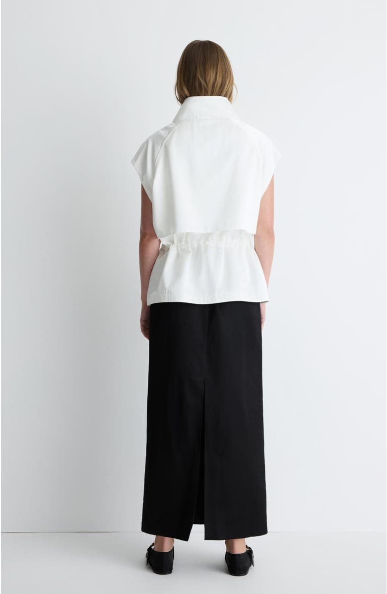 Romy Audrey Vest, Alternate, color, White