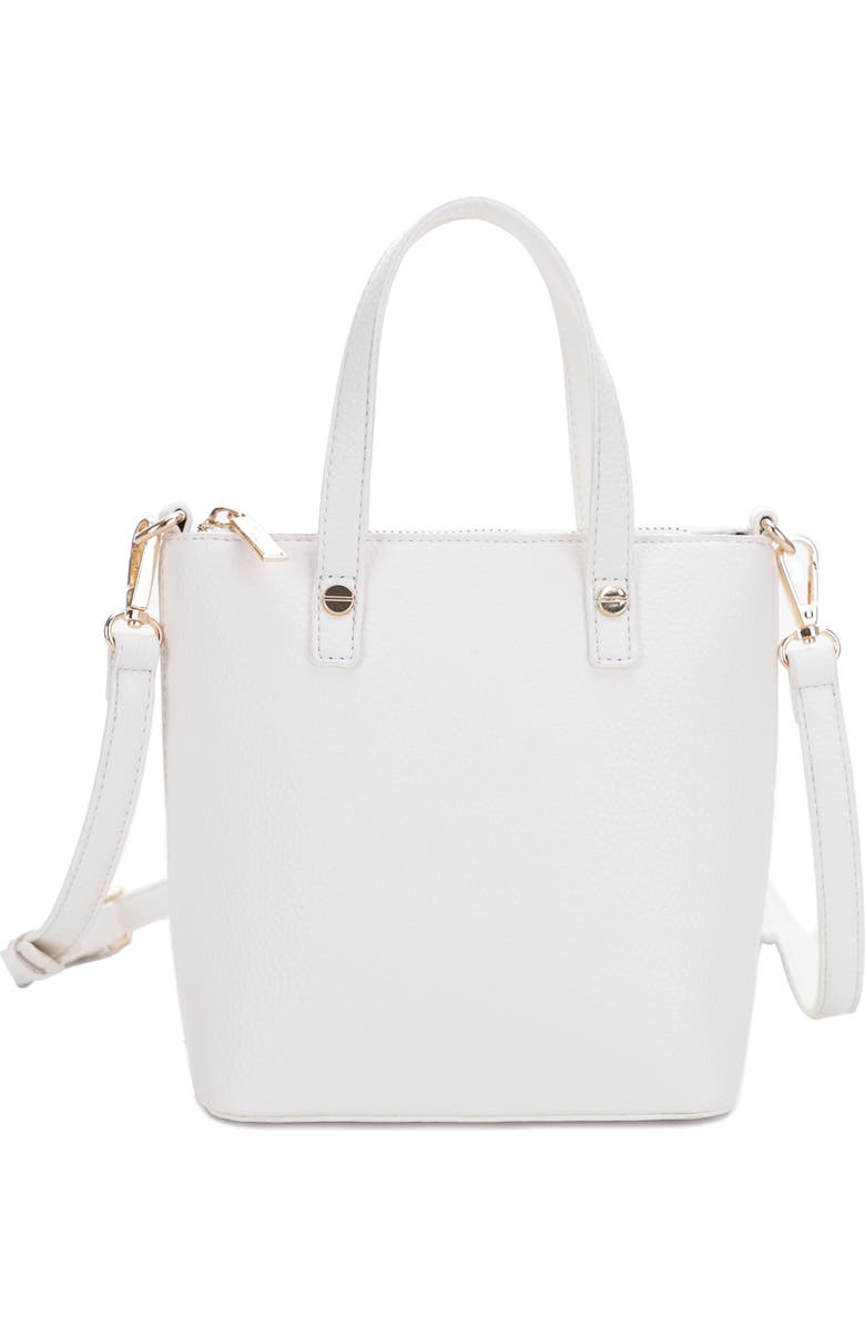 Mali + Lili Mini Mia Vegan Leather Crossbody Tote, Main, color,