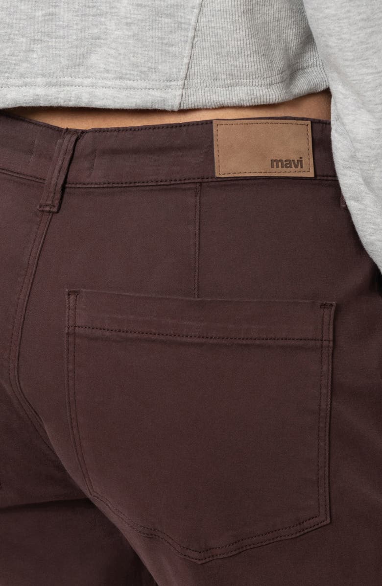 Mavi Jeans Lauren Straight Leg Jeans, Alternate, color, Currant Casual Twill