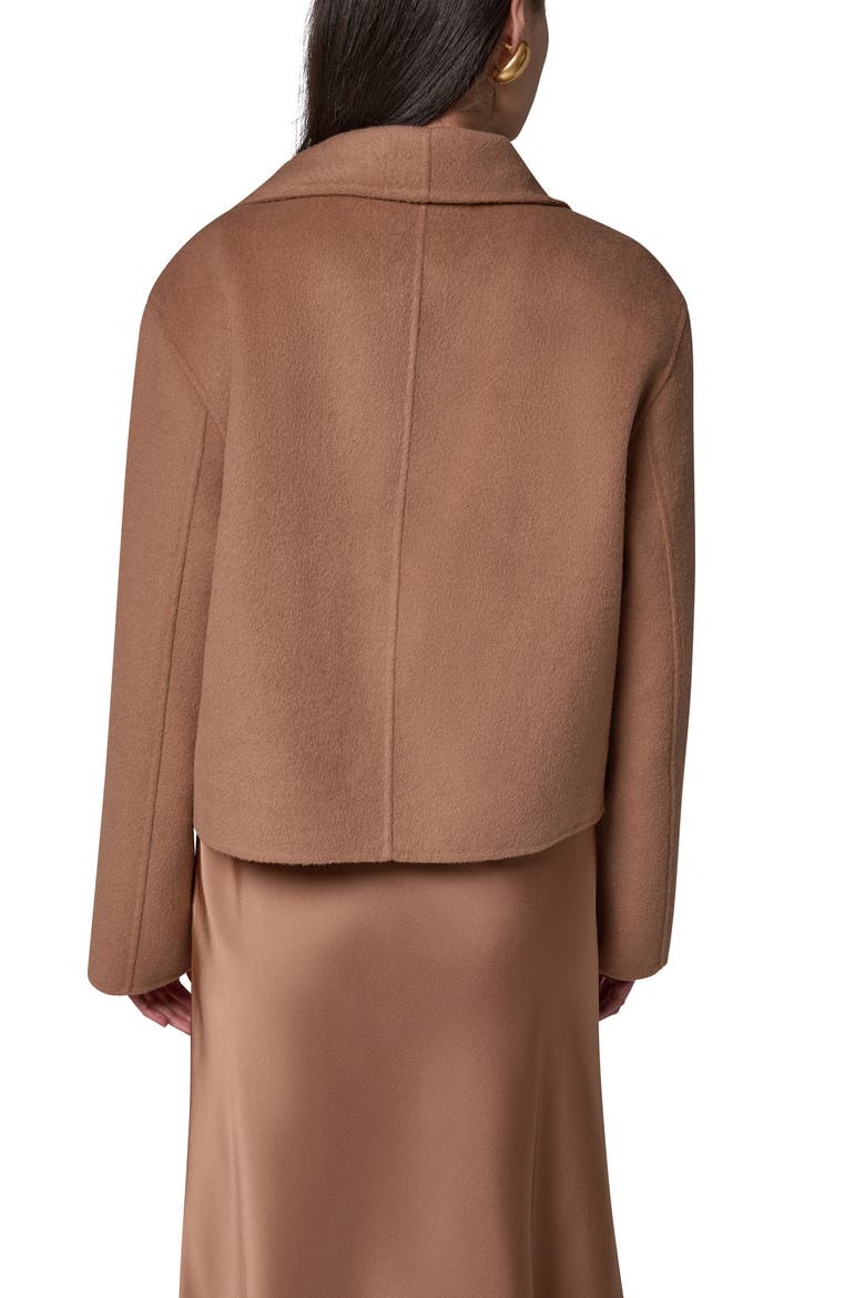 Wool Blend Wrap Jacket, Alternate, color, CAMEL
