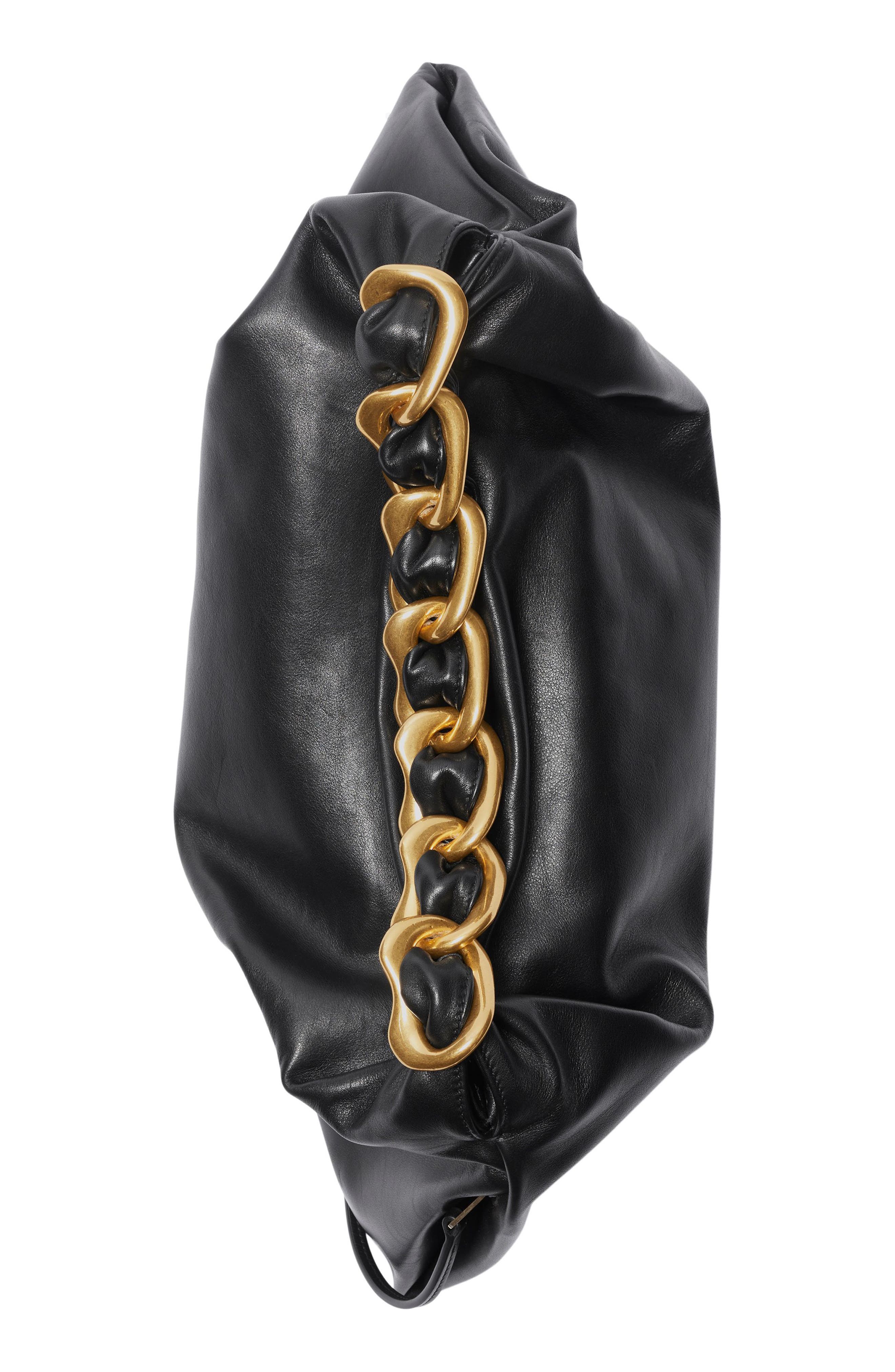 Burberry Medium Swan Leather Shoulder Bag, Alternate, color, 