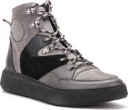 Hybrid Green Label Globetrotter Leather Mid Sneaker