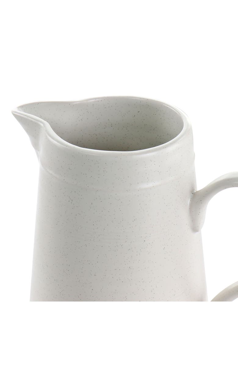 Gibson Milbrook 60oz Serving Pitcher, Alternate, color, White