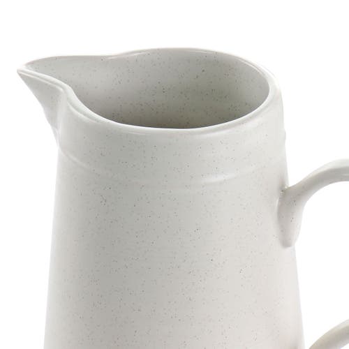 Gibson Milbrook 60oz Serving Pitcher In White