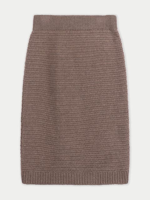 Cashmere Sheath Skirt