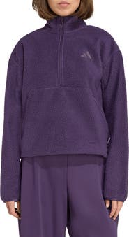 adidas Climawarm High Pile Fleece Half Zip Pullover
