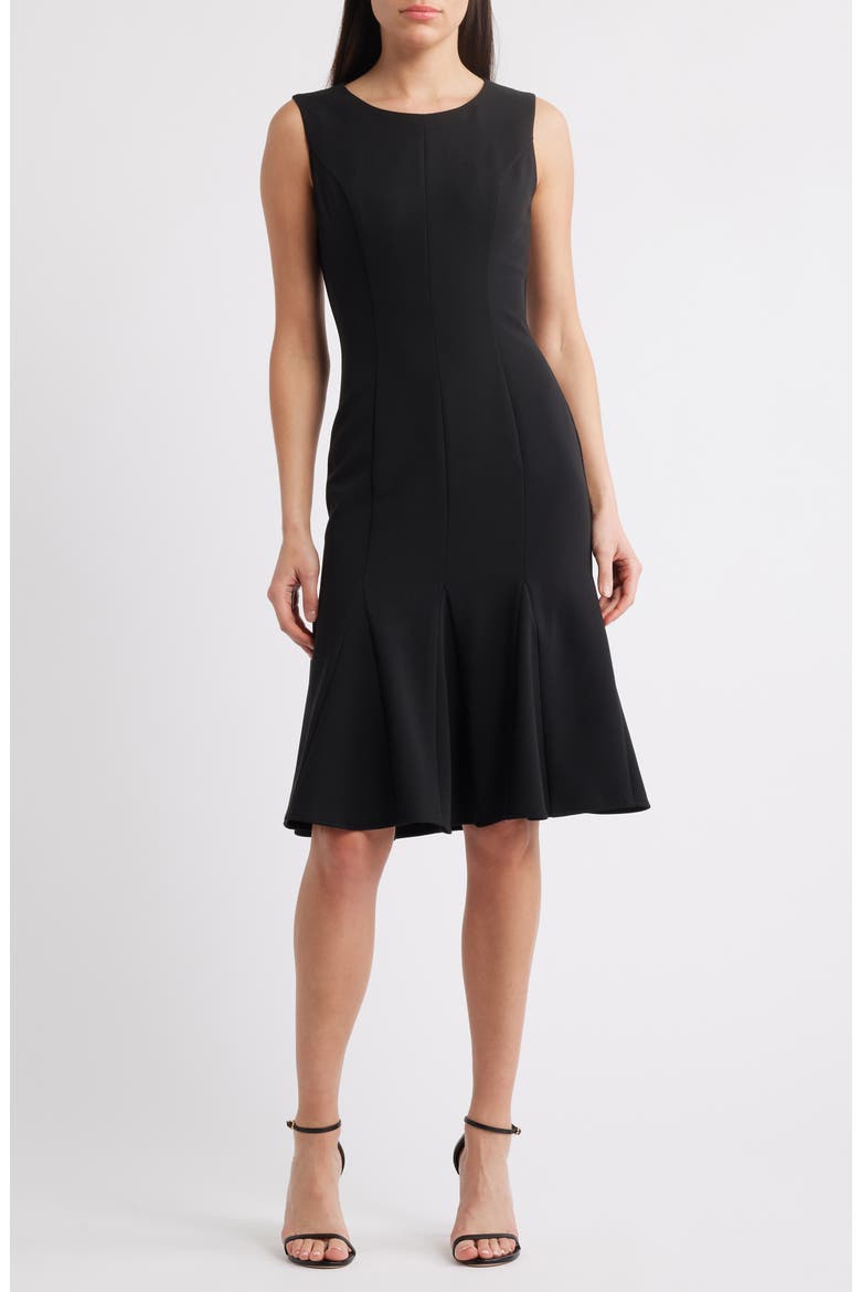 Kashton Sleeveless Sheath Dress, Main, color, BLACK