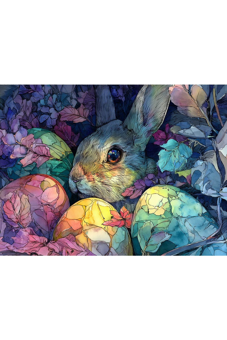 Easter Hideaway 500 piece Jigsaw Puzzle for Adults, Alternate, color, Multicolor