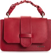 Velez Garniel Hands-Free Leather Bag with Woven Handle