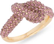NORDSTROM RACK Pavé Crystal Knot Ring