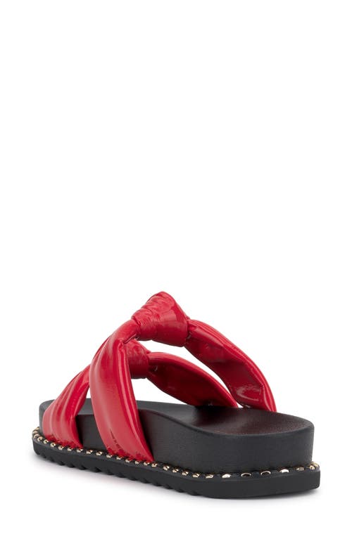 Jessica Simpson Caralyna Platform Slide Sandal In Poppy