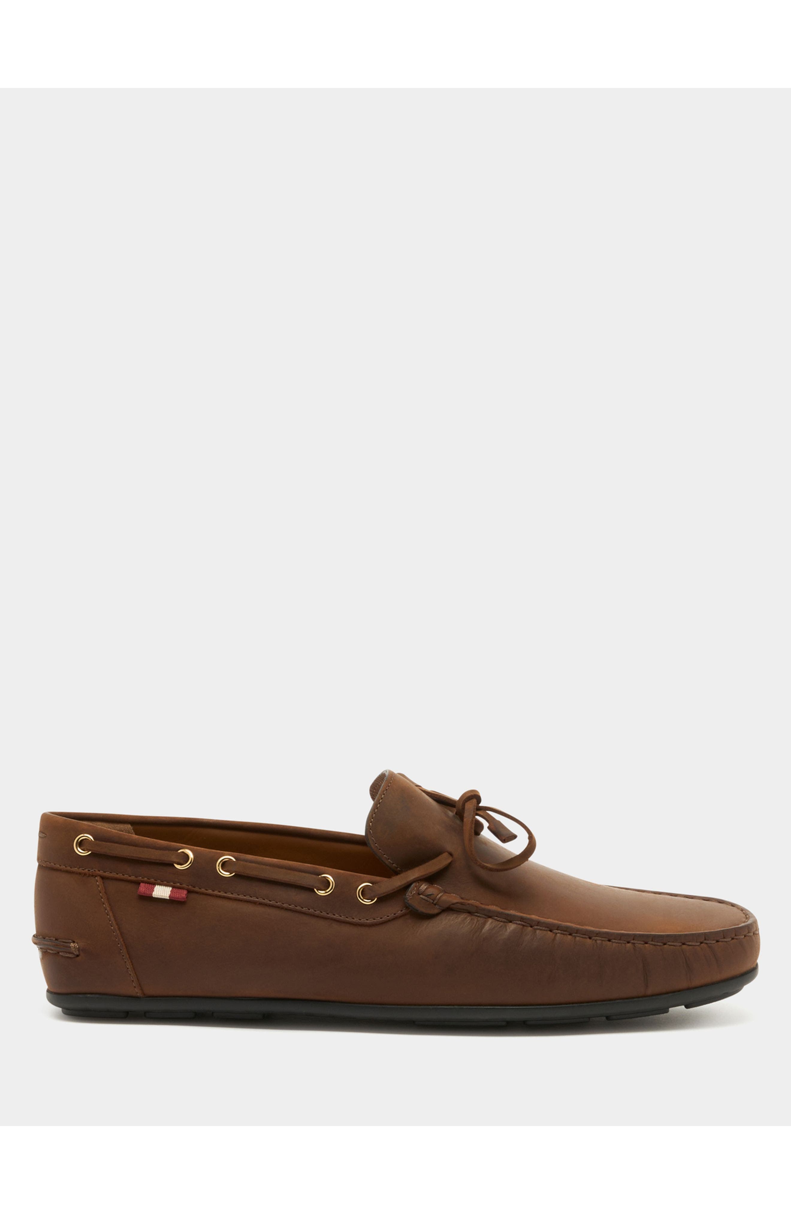 Bally Clay Driver in Nubuck, Main, color, Brown