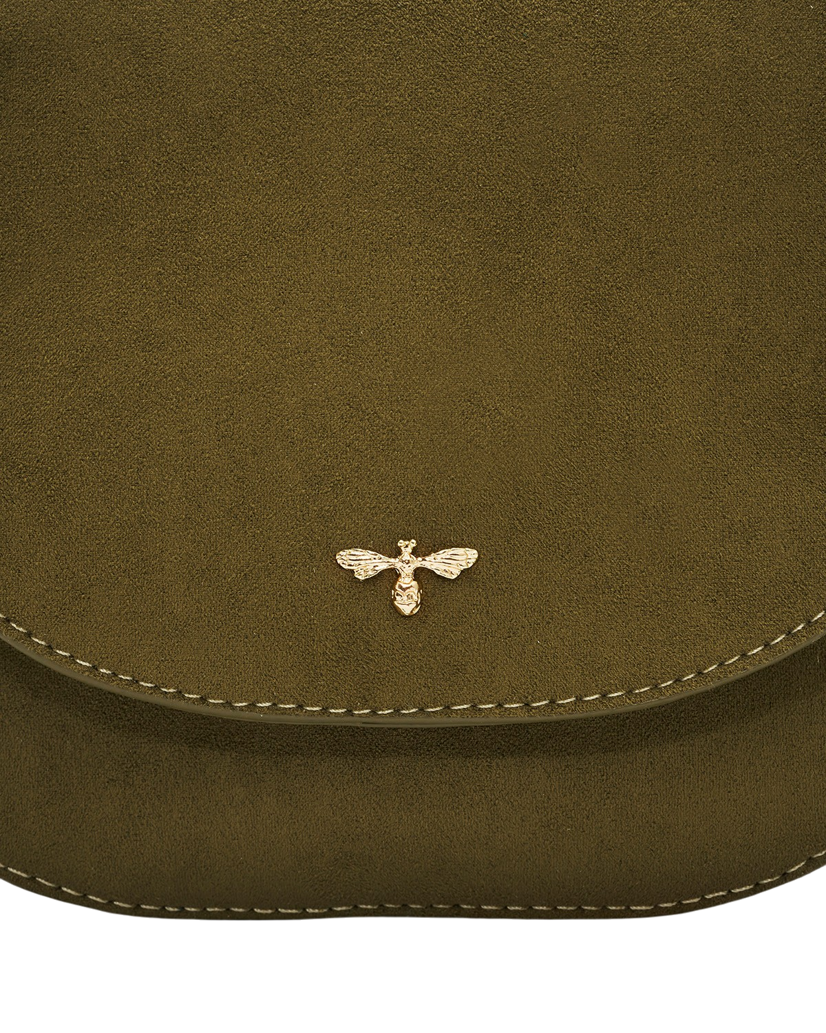 Beth Faux Suede Saddle Purse, Alternate, color, Khaki