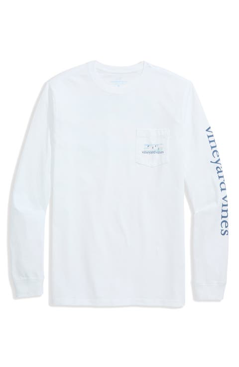 Pond Puck Long Sleeve Pocket Graphic T-Shirt