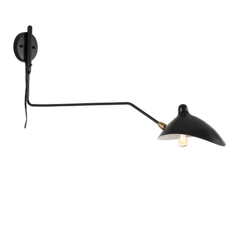 Frank 35" Iron Retro Swing LED Wall Sconce