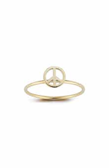 Ember Fine Jewelry 14K Gold Peace Ring