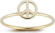 Ember Fine Jewelry 14K Gold Peace Ring