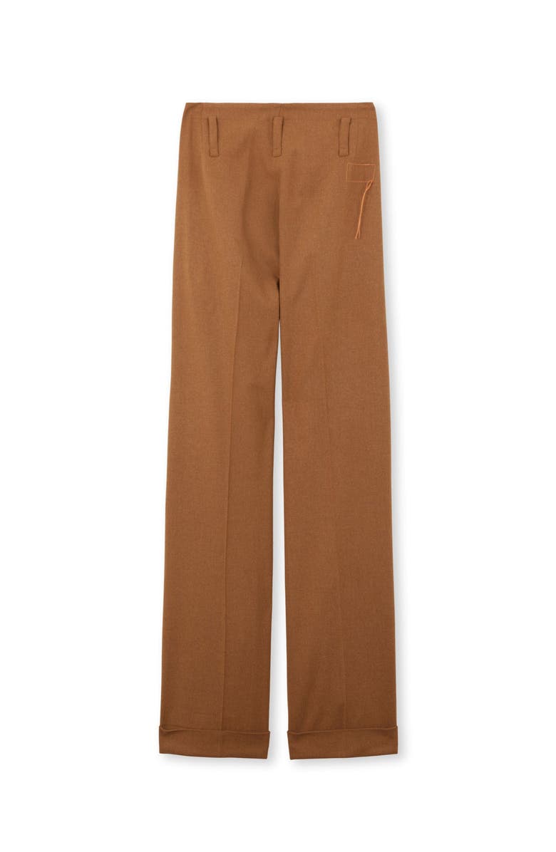 Fortela Farrah Pences Flannel Trousers, Alternate, color, Camel