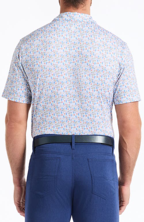 Robert Graham High Spirits Polo In Blue
