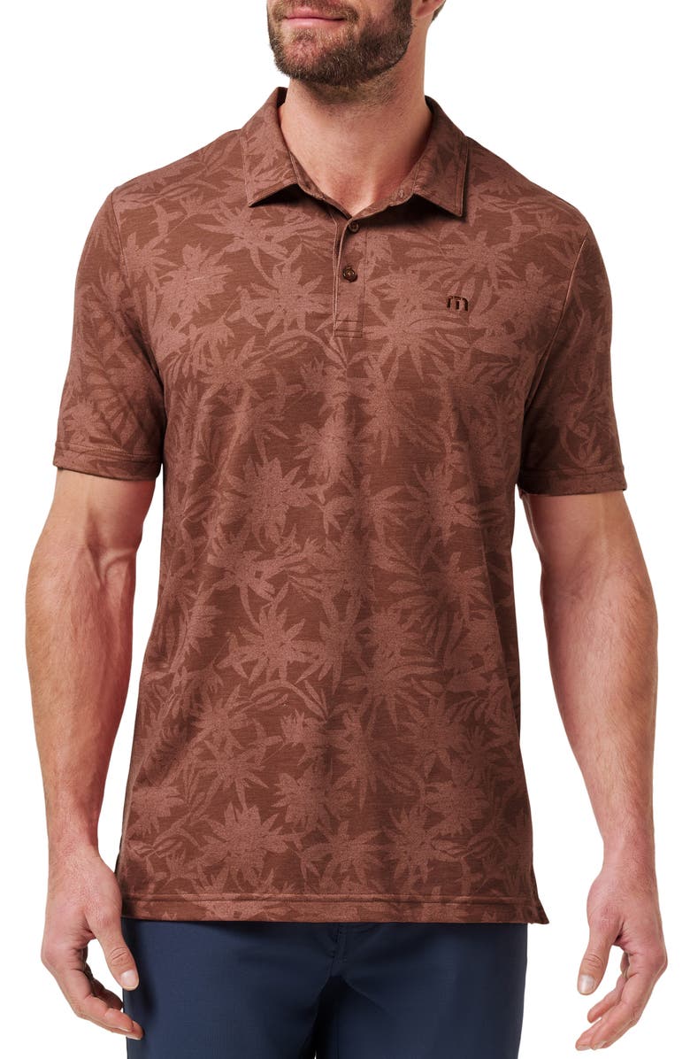 TravisMathew Featherweight Ticket Polo, Main, color, Maple