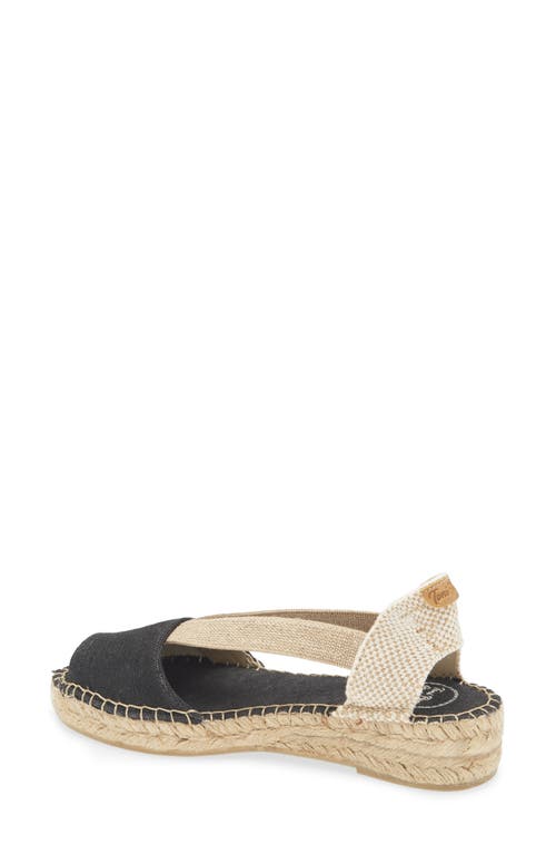Toni Pons Elora Espadrille Sandal In Black