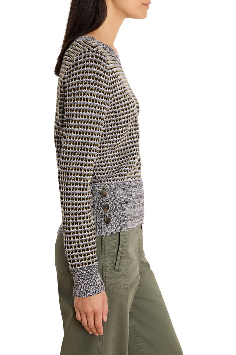 Marled Crewneck Sweater, Alternate, color, BLUE MULTI