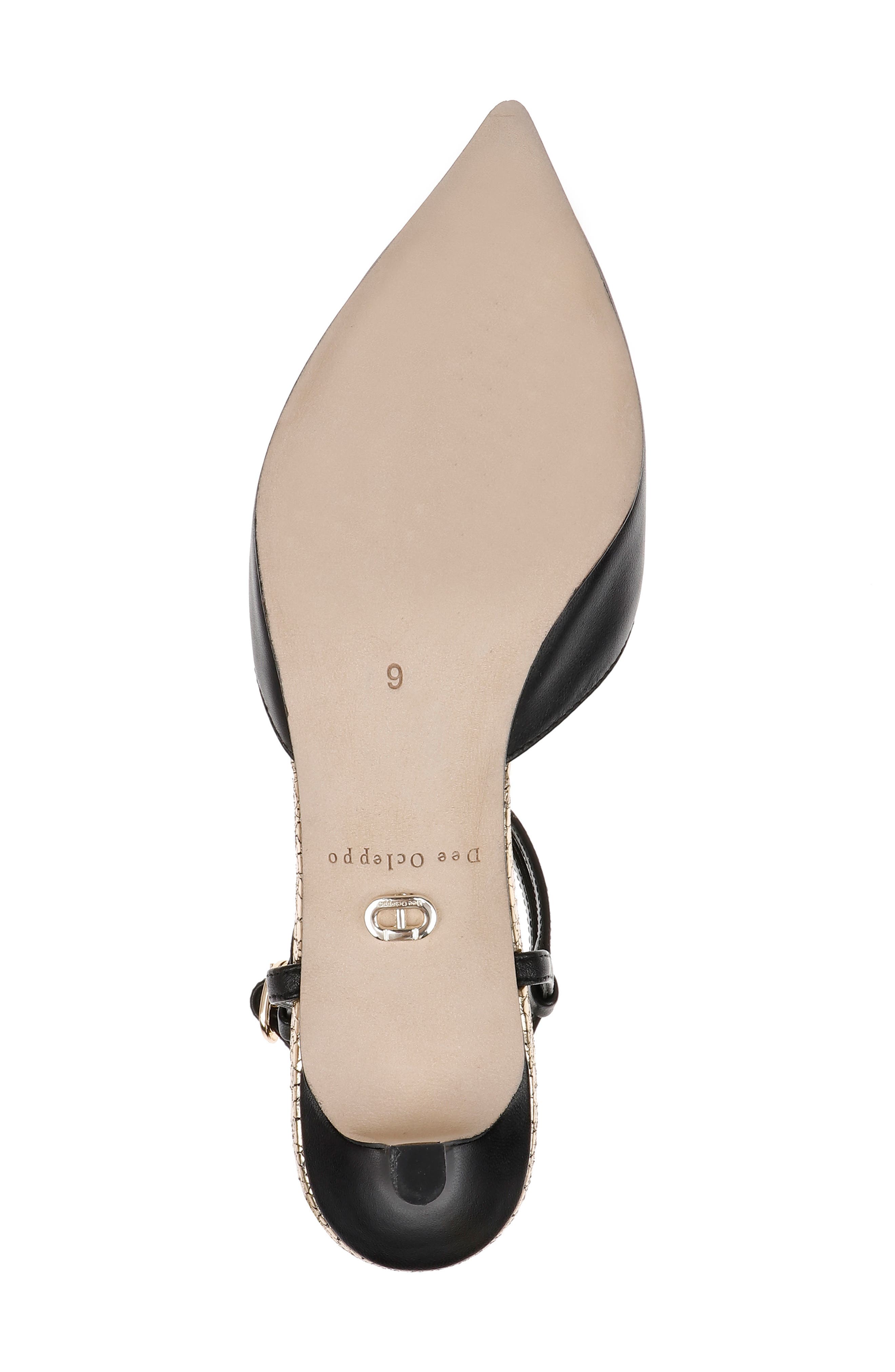 Dee Ocleppo Paige Ankle Strap Pointed Toe Kitten Heel Pump, Alternate, color, 