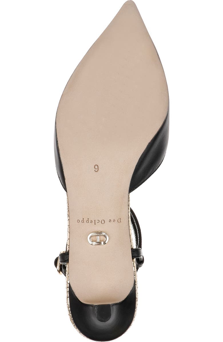 Dee Ocleppo Paige Ankle Strap Pointed Toe Kitten Heel Pump, Alternate, color,