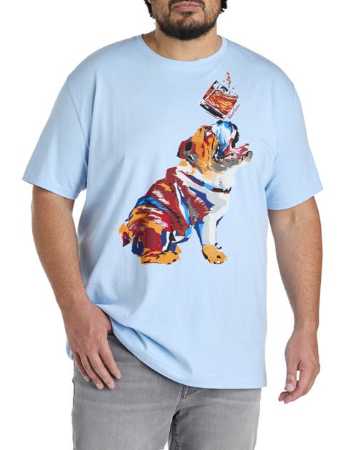 Big & Tall Whiskey Dog Graphic Tee