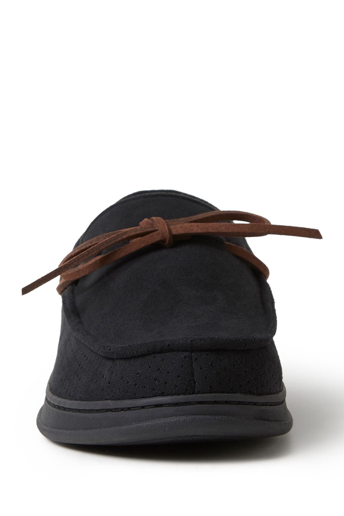 DEARFOAMS Ethan Perforated Microsuede Moccasin, Alternate, color, 