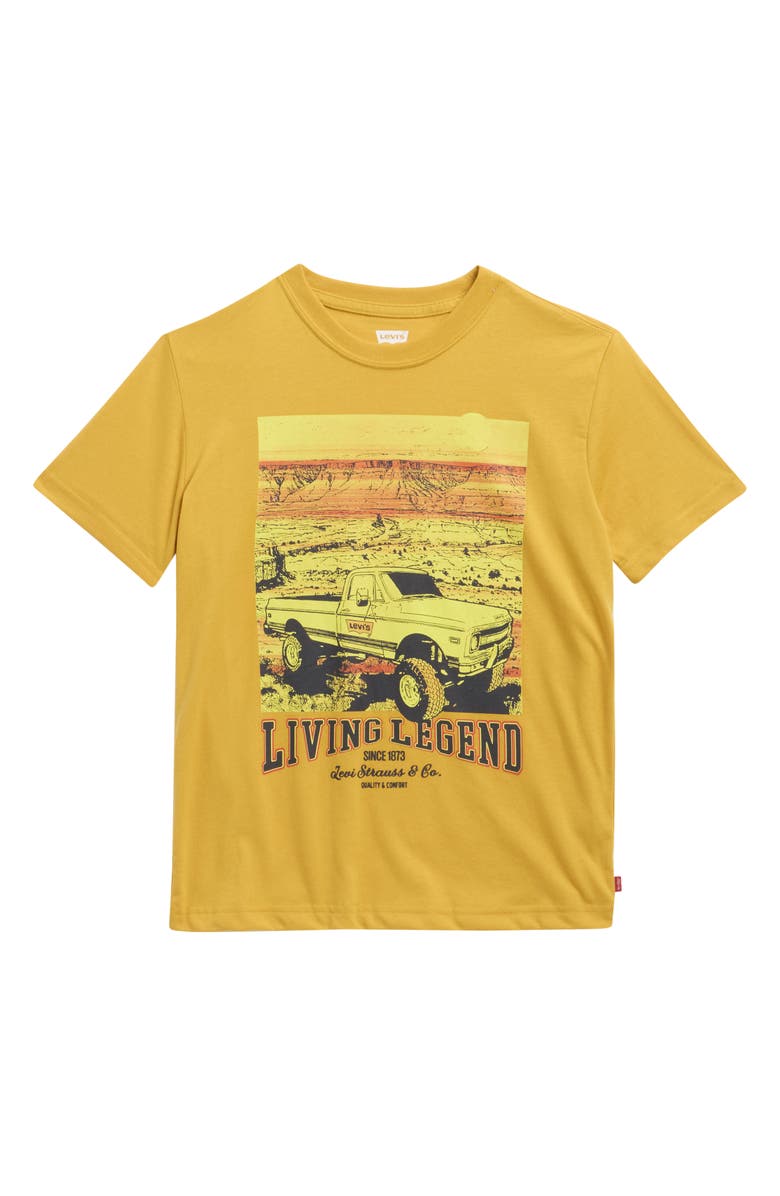 Levi's Kids' Big Rig Graphic T-Shirt, Main, color, Mineral Yellow