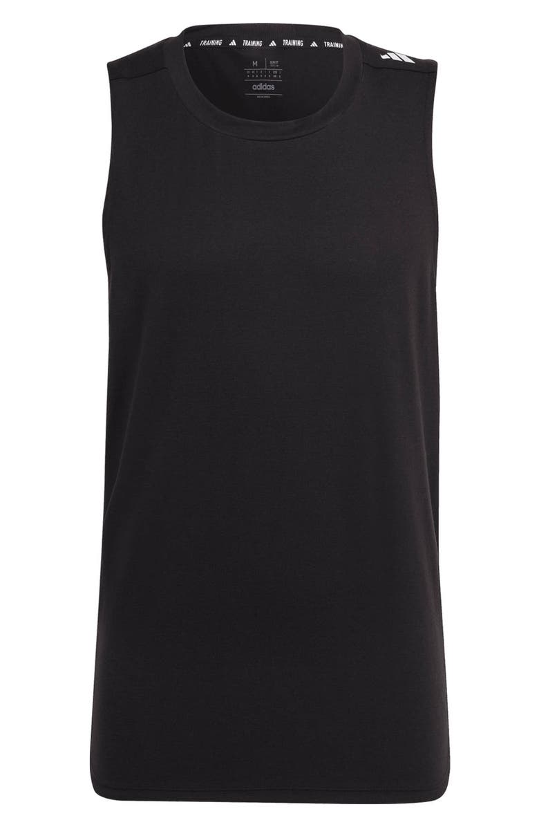 adidas Logo Cotton Blend Tank Top, Alternate, color,