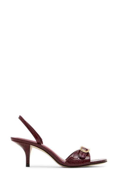 Steve Madden Henrietta Slingback Sandal In Burgundy