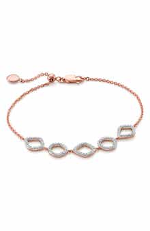 Monica Vinader Mini Cluster Diamond Bracelet