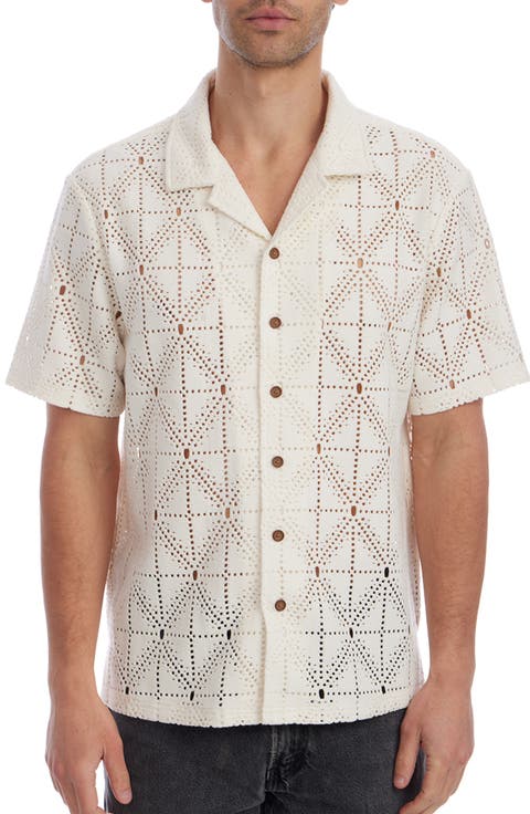 Openwork Camp Shirt