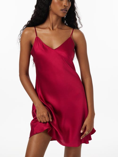 Silksilky Pure Silk Adjustable Spaghetti Strap Nightgown Slip Dress