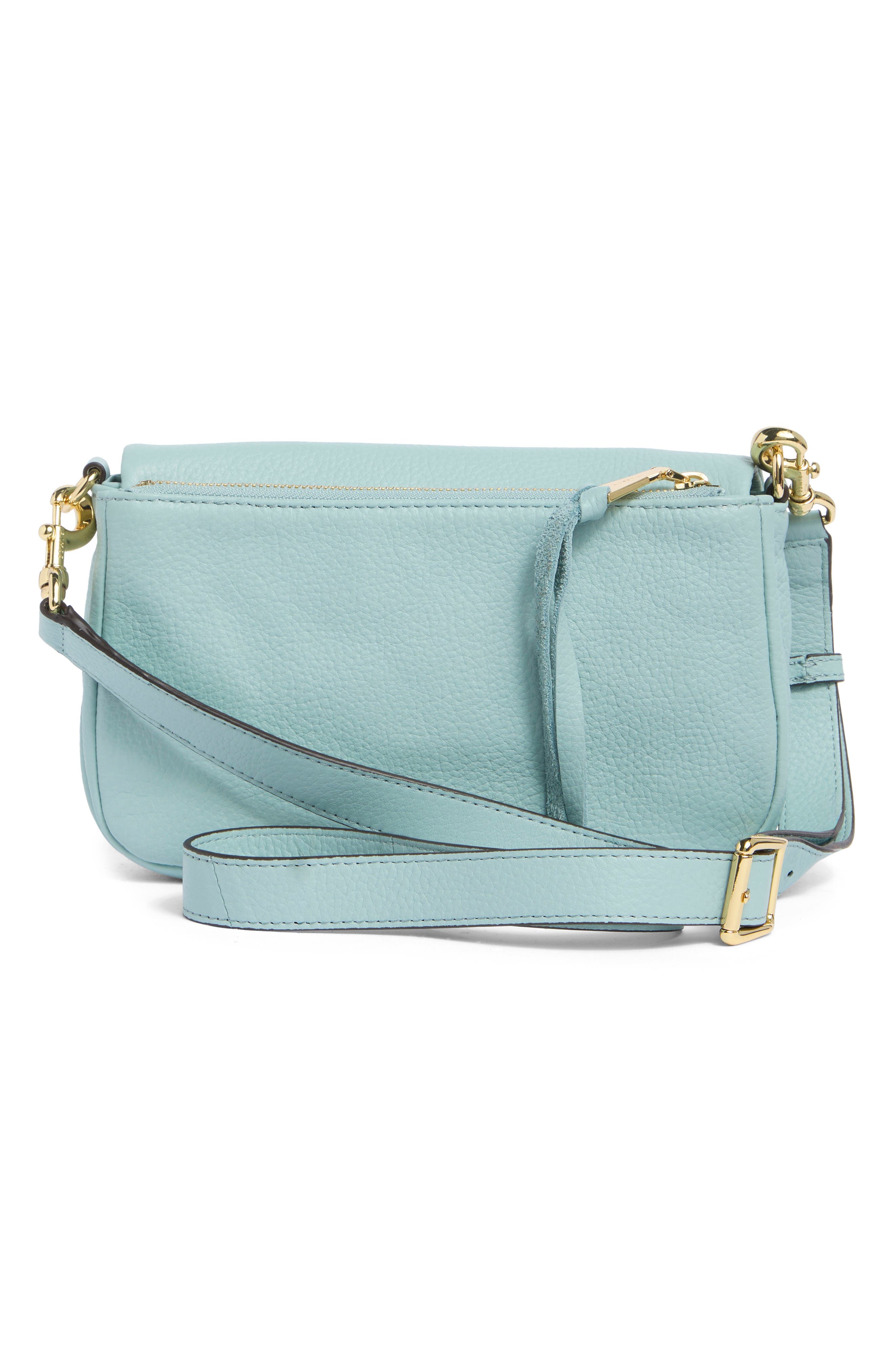 Kenmare Leather Crossbody Bag, Alternate, color, OCEAN MIST