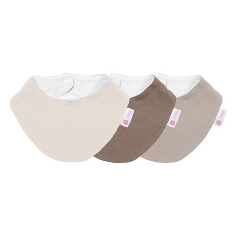 Baby Cotton Bandana Bib Bundle, 3-Pack