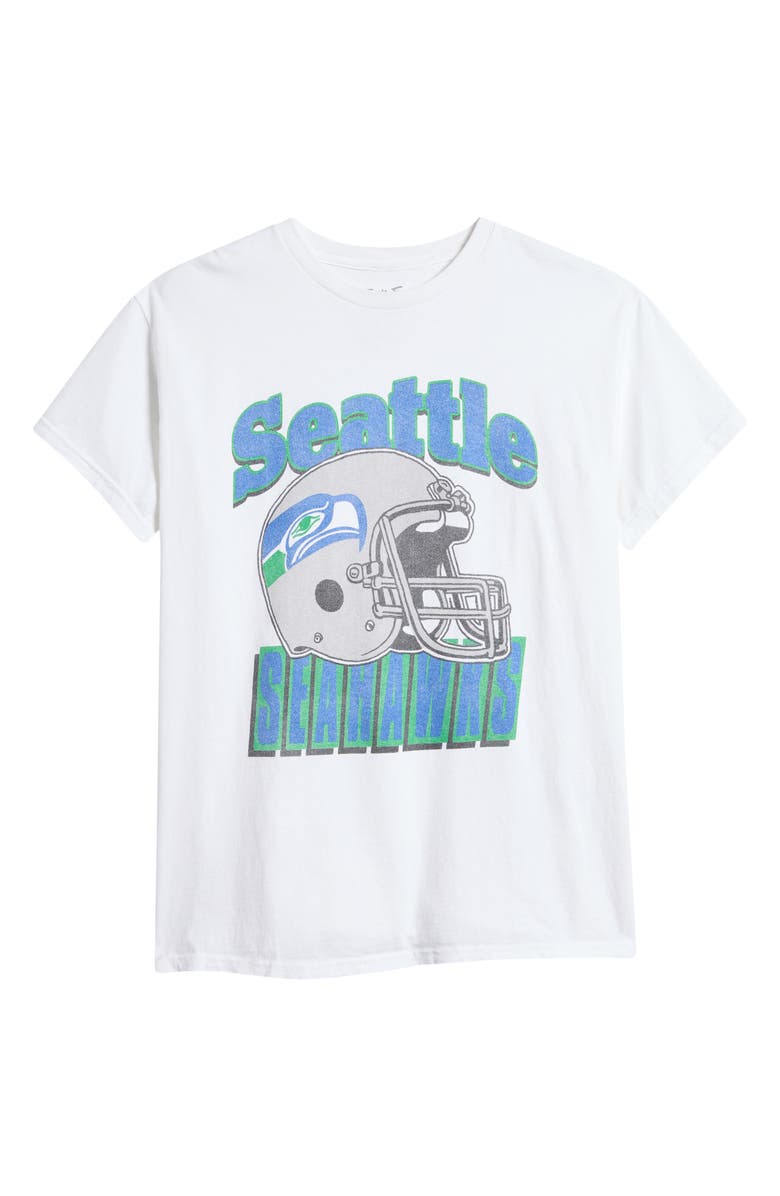 Junk Food Seattle Seahawks Helmet Cotton Graphic T-Shirt, Alternate, color, 