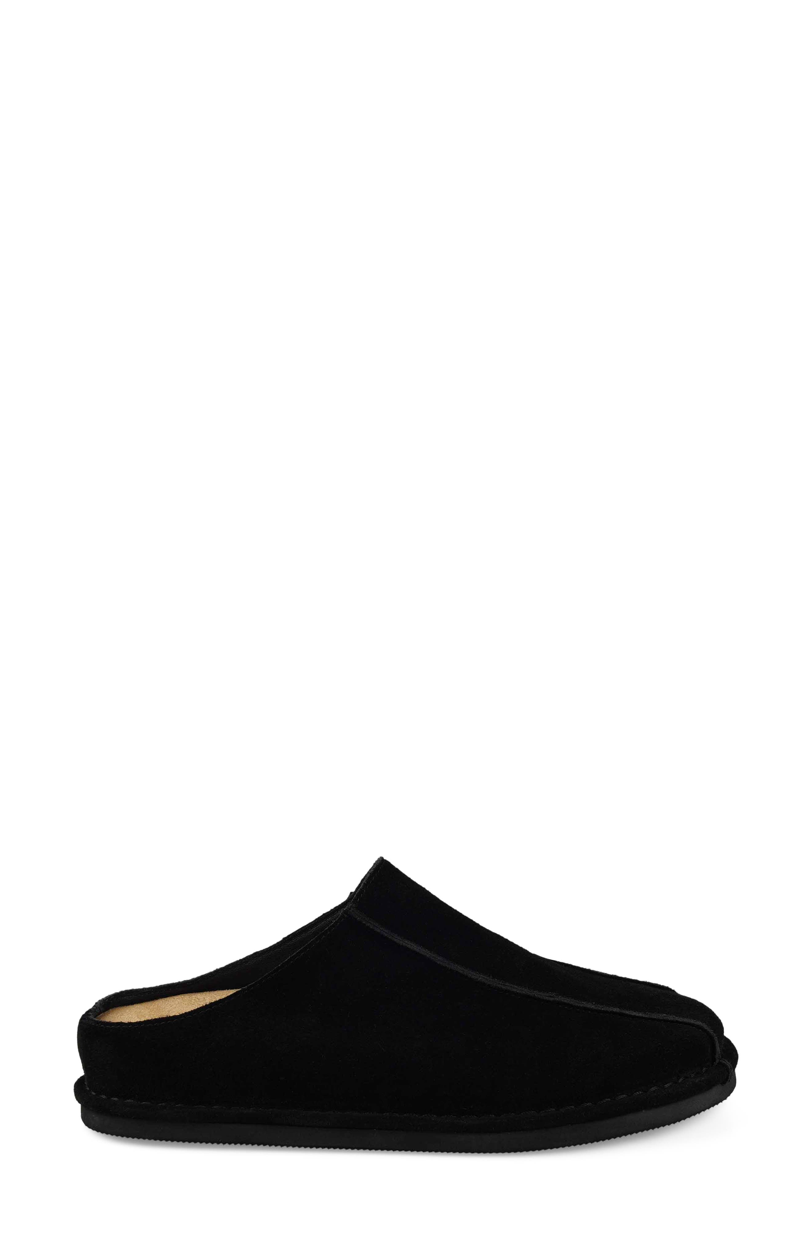National Comfort Suede Mule, Alternate, color, Black Suede