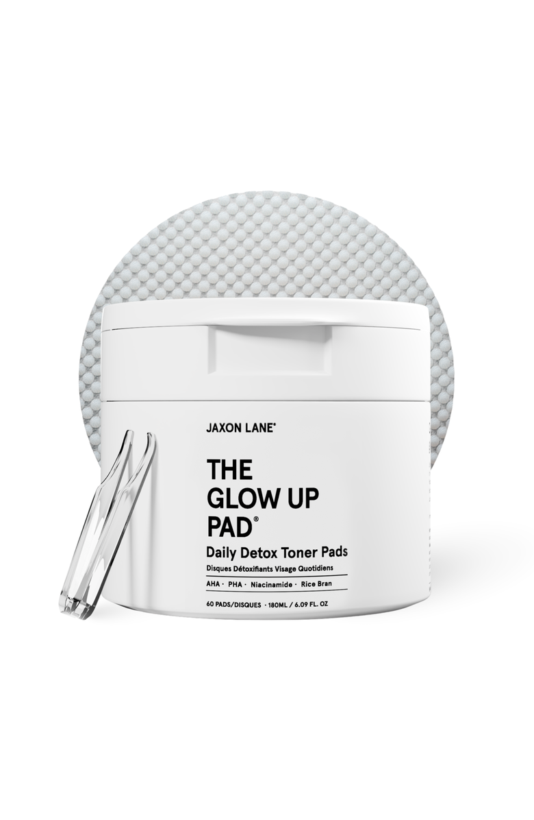 JAXON LANE Glow Up Daily Detox Toner Pads, Main, color, NO COLOR