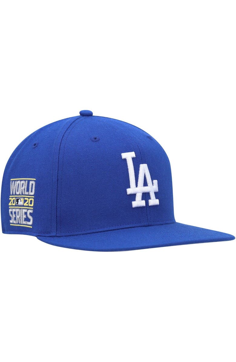 '47 Men's '47 Royal Los Angeles Dodgers 2020 World Series Sure Shot Captain Snapback Hat, Main, color, Royal