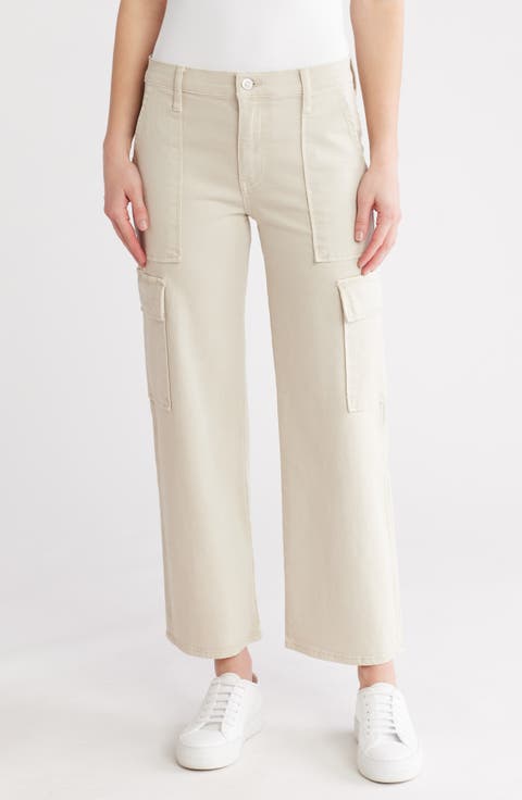 Rosalie High Waist Wide Leg Cargo Jeans
