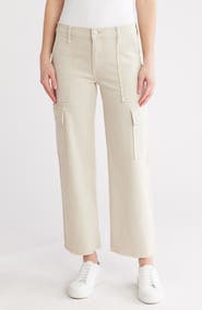Hudson Jeans Rosalie High Waist Wide Leg Cargo Jeans