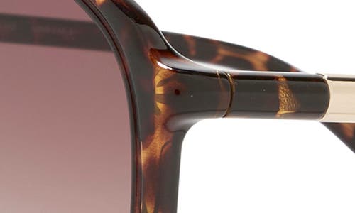 Quay Studio Sesh 60mm Gradient Aviator Sunglasses